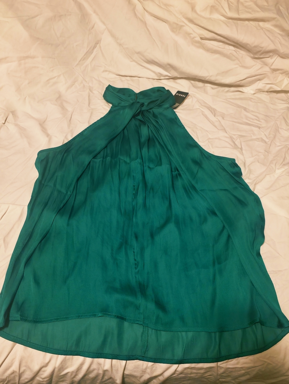 Torrid Satin Twist Blouse Nwt 0x
